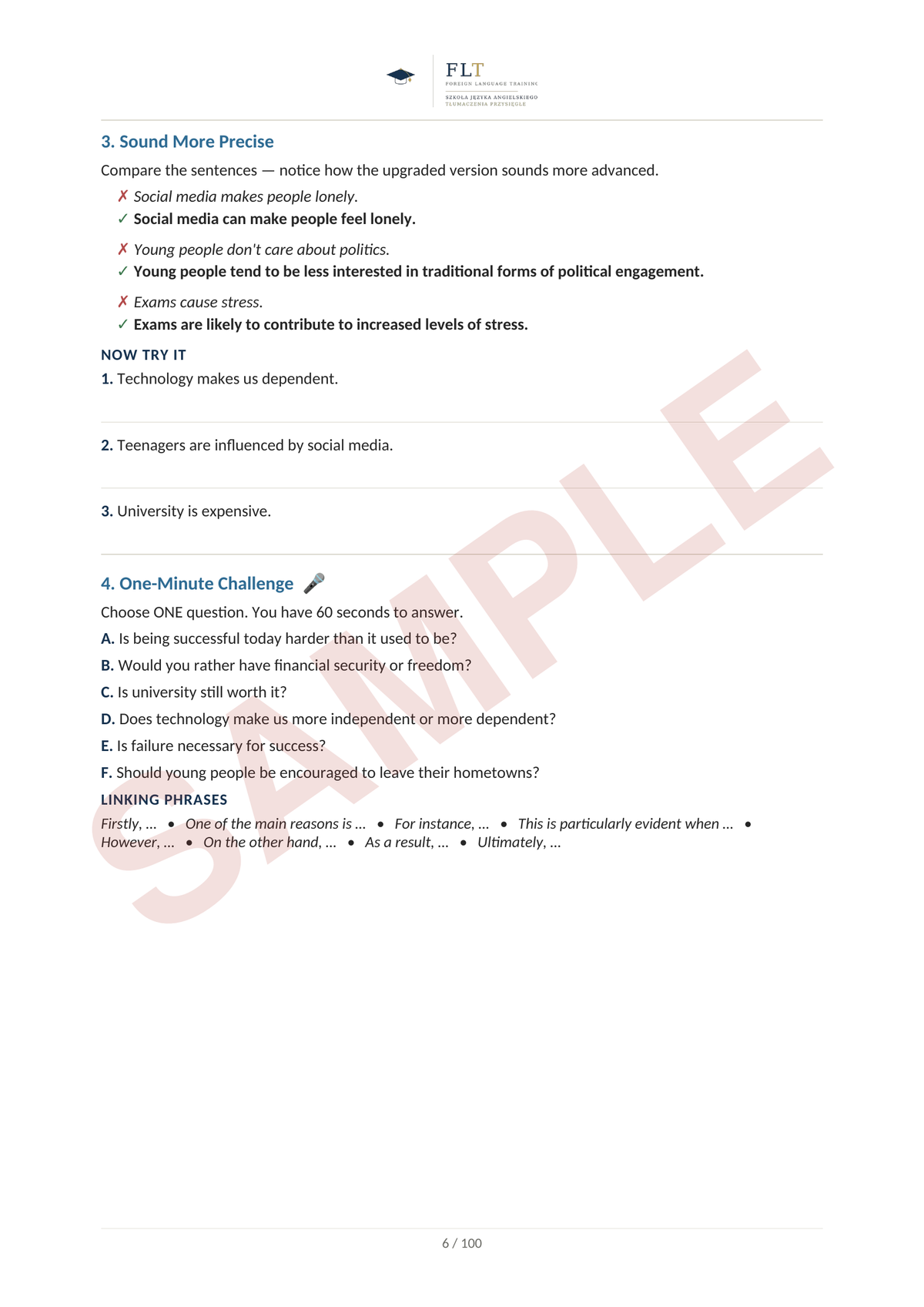 Upgrade Your English (B2/C1)